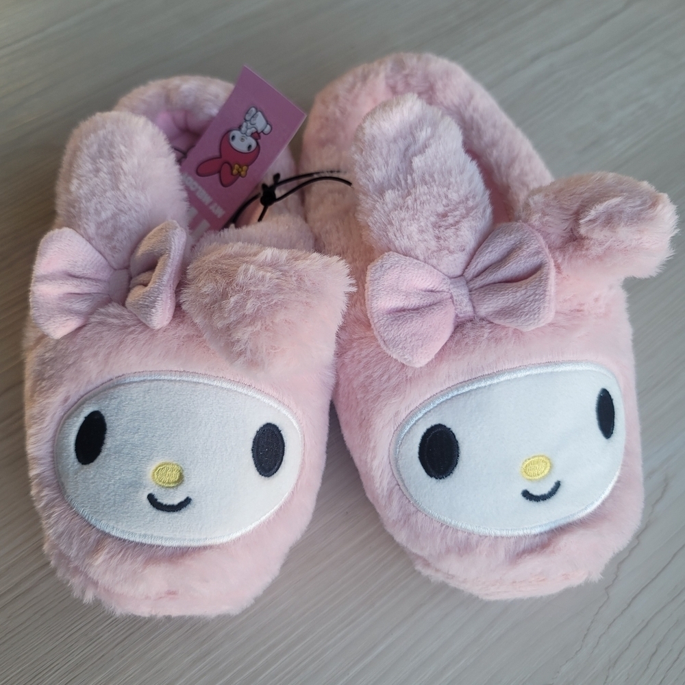 NEW SANRIO MY MELODY Cozy Pink Slippers